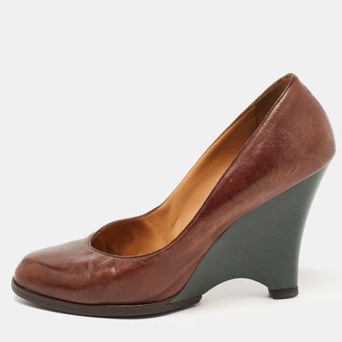 Leather Wedge Pumps Size 37 - Marni - Modalova