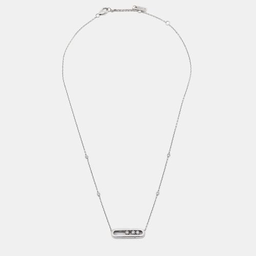 Baby Move Diamonds 18k Gold Necklace - Messika - Modalova