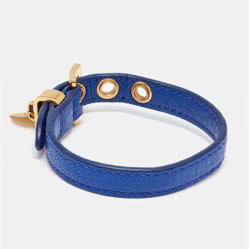 Leather Heart Charm Wrap Bracelet - Miu Miu - Modalova