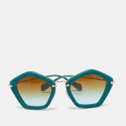 Brown Gradient SMU 060 Cat Eye Sunglasses - Miu Miu - Modalova