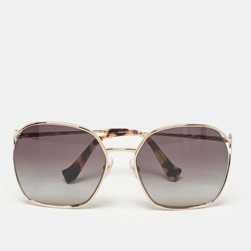 Gold Gradient SMU52W Oversized Sunglasses - Miu Miu - Modalova