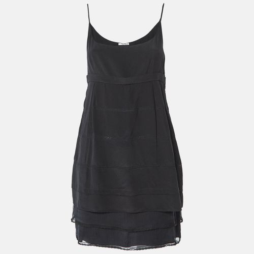 Silk Sleeveless Mini Dress M - Miu Miu - Modalova