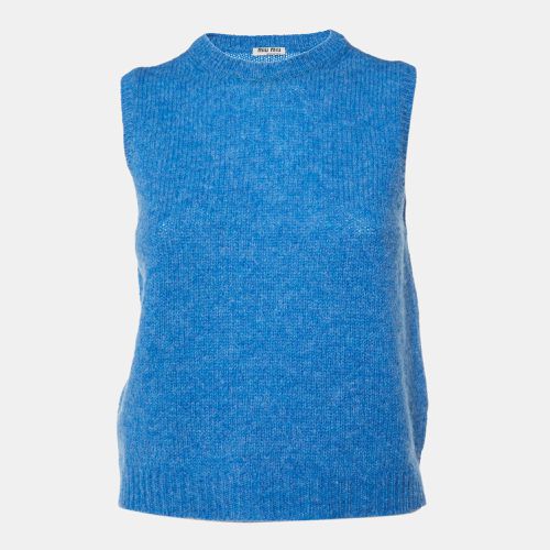 Wool Sleeveless Sweater S - Miu Miu - Modalova