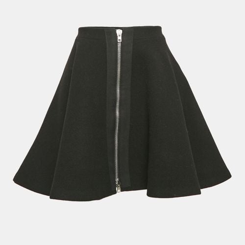 Wool Flared Mini Skirt M - Miu Miu - Modalova