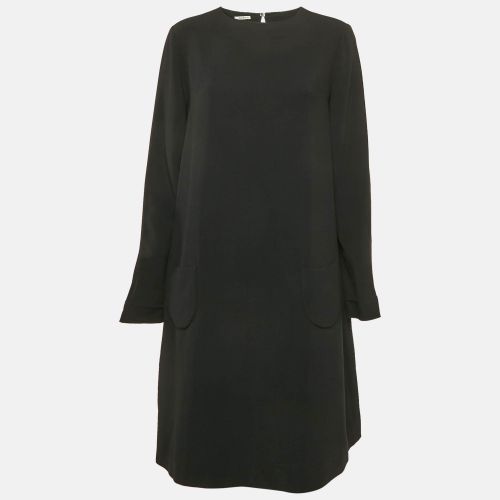 ワンピース MIU MIU Mohair virgin wool short dress Blu Mohair and virgin wool short dress MIU MIU - Nugnes1920