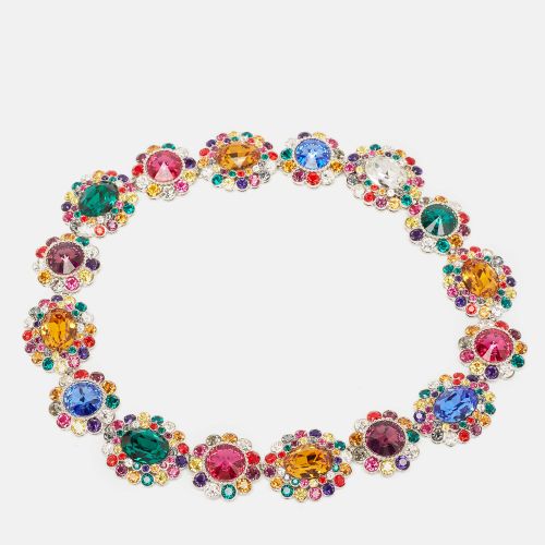Rebels Crystal Silver Tone Necklace - Miu Miu - Modalova