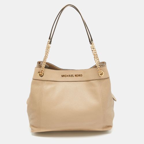 Leather large Jet Set Chain Shoulder Bag - Michael Kors - Modalova