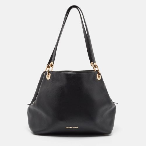 Leather Large Raven Shoulder Bag - Michael Kors - Modalova