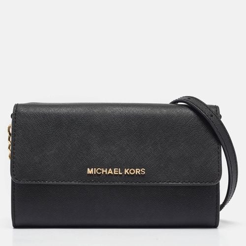 Leather Jet Set Flap Crossbody Bag - Michael Kors - Modalova