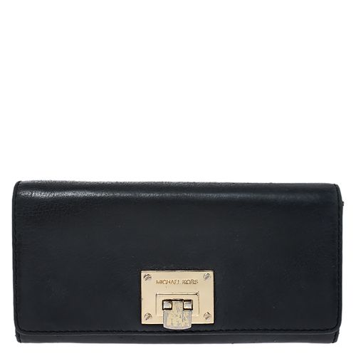 Leather Flap Continental Wallet - Michael Kors - Modalova