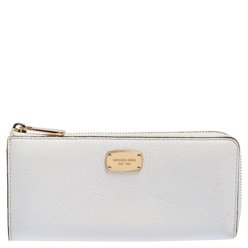 Off Leather Zip Continental Wallet - Michael Kors - Modalova