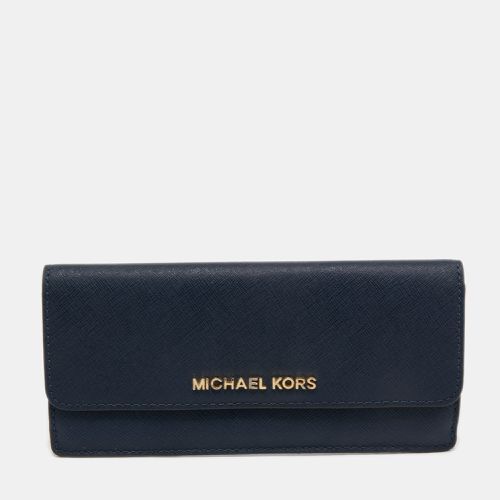 Leather Jet Set Travel Wallet - Michael Kors - Modalova