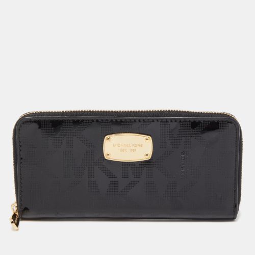 Patent Leather Zip Around Wallet - Michael Kors - Modalova