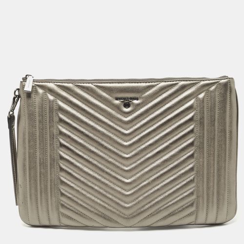 Quilted Leather Extra Large Jet Set Pouch - Michael Kors - Modalova