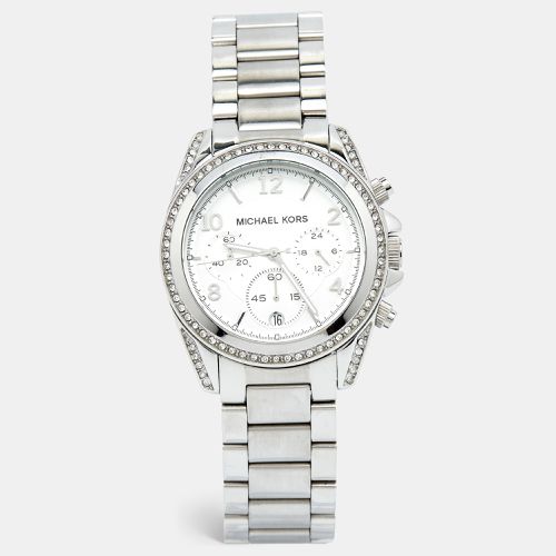 Stainless Steel Crystal Blair MK5165 Women's Wristwatch 39 mm - Michael Kors - Modalova