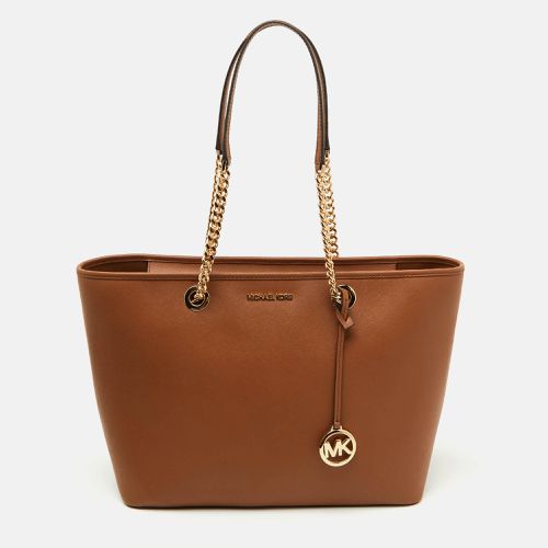 Leather Large Shania Chain Tote - MICHAEL Michael Kors - Modalova