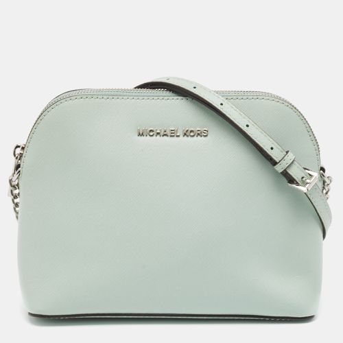 Mint Patent Leather Medium Cindy Dome Crossbody Bag - MICHAEL Michael Kors - Modalova