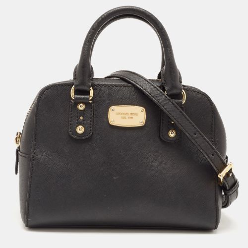 Black Leather Mini Cindy Satchel - MICHAEL Michael Kors - Modalova