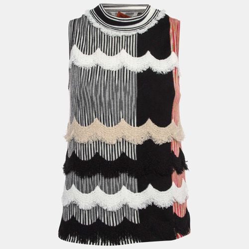 Patterned Knit Scallop Detail Tank Top S - Missoni - Modalova