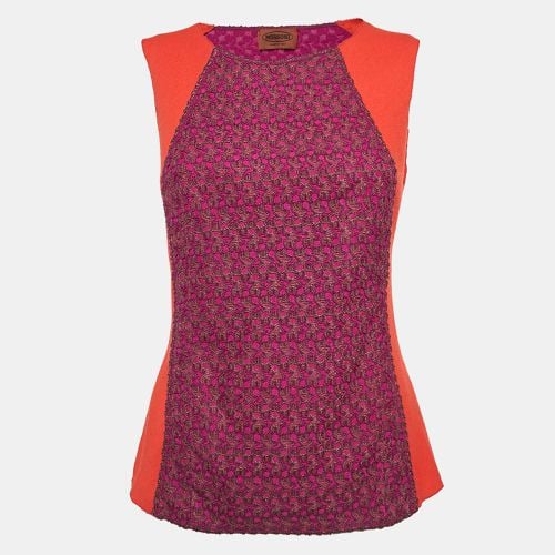 Purple Wool Cut-and-Sew Sleeveless Top S - Missoni - Modalova