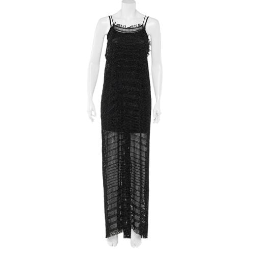 Lurex Crochet Knit Maxi Dress M - Missoni - Modalova