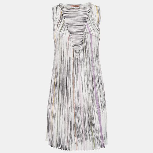 Sequin Embellished Stripe Knitted Mini Dress S - Missoni - Modalova