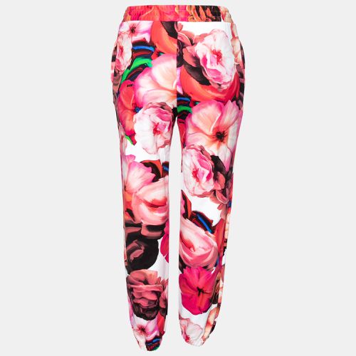 Printed Cotton Track Pants S - MSGM - Modalova