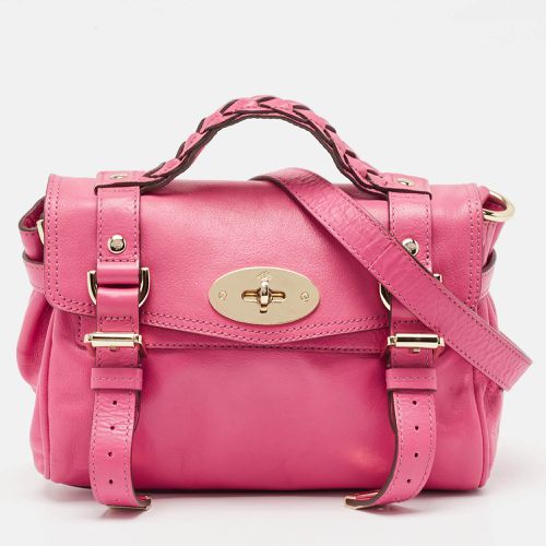 Leather Mini Alexa Crossbody Bag - Mulberry - Modalova