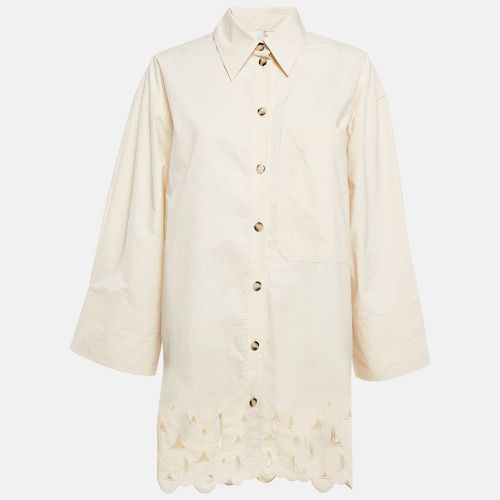 Embroidered Heavy Poplin Sabia Mini Shirt Dress S - Nanushka - Modalova