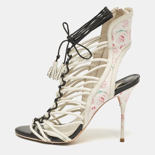 Leather Lacey Ankle Strap Sandals Size 39 - Sophia Webster - Modalova