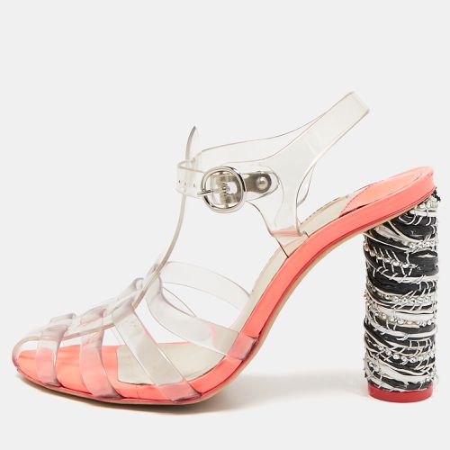 Transparent PVC Ankle Strap Sandals Size 38 - Sophia Webster - Modalova