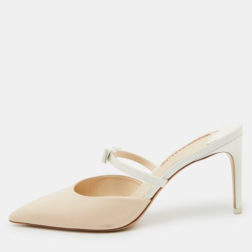 White Leather Pointed Toe Mules Size 41 - Sophia Webster - Modalova