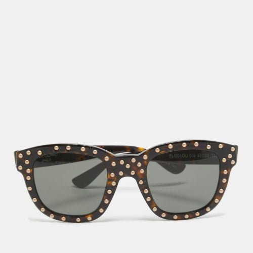 Saint Laurent SL100 Lou Studded Square Sunglasses - Saint Laurent Paris - Modalova