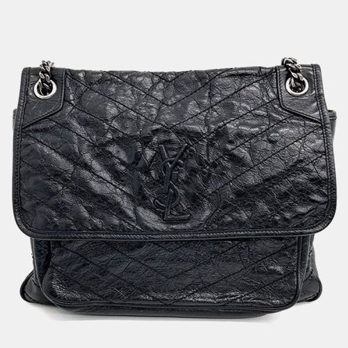 Leather Niki Monogram Shoulder Bag - Saint Laurent Paris - Modalova