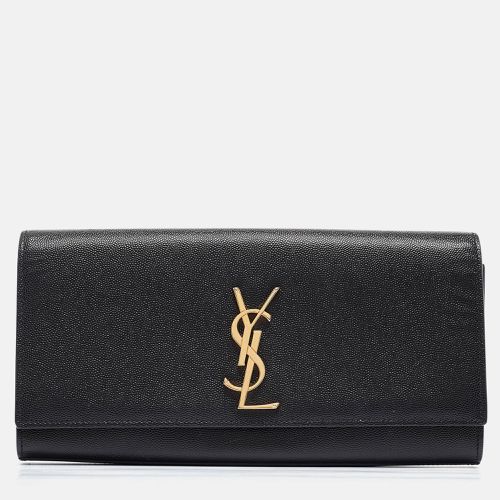 Saint Laurent Leather Kate Monogram Clutch - Saint Laurent Paris - Modalova