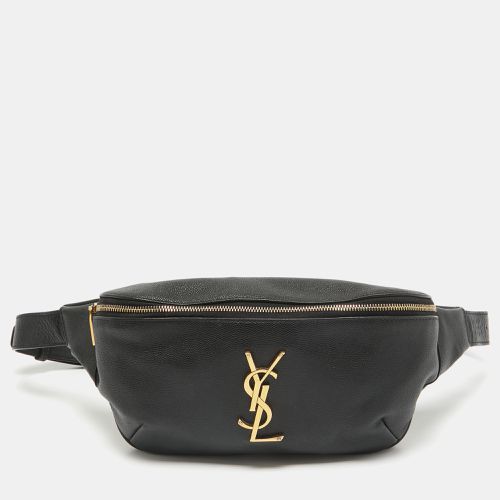 Saint Laurent Leather Cassandre Belt Bag - Saint Laurent Paris - Modalova