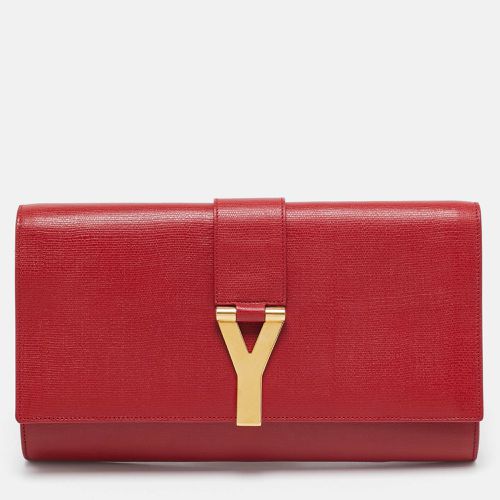 Saint Laurent Leather Ligne Y Clutch - Saint Laurent Paris - Modalova