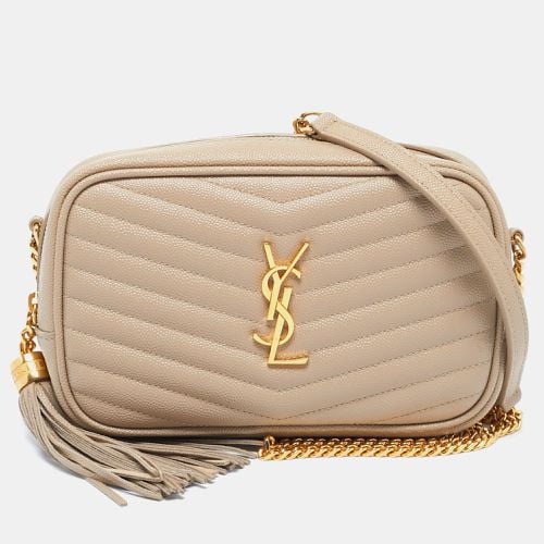 Saint Laurent Matelassé Leather Mini Lou Camera Crossbody Bag - Saint Laurent Paris - Modalova