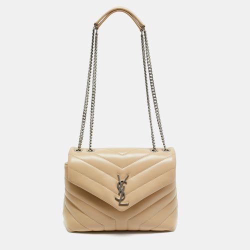 Saint Laurent Matelassé Leather Small Loulou Shoulder Bag - Saint Laurent Paris - Modalova