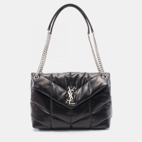 Saint Laurent Lulu Puffer Shoulder Bag Leather - Saint Laurent Paris - Modalova