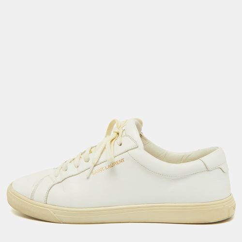 Leather Court Classic Low Top Sneakers Size 38.5 - Saint Laurent Paris - Modalova