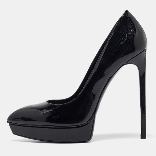 Saint Laurent Patent Leather Janis Platform Pumps 40 - Saint Laurent Paris - Modalova