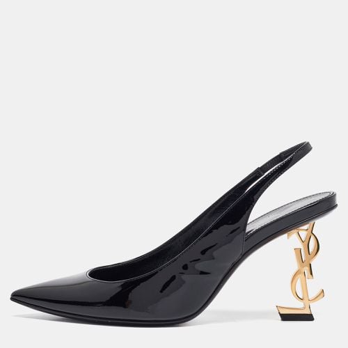 Saint Laurent Patent Leather Opyum Slingback Pumps Size 36 - Saint Laurent Paris - Modalova