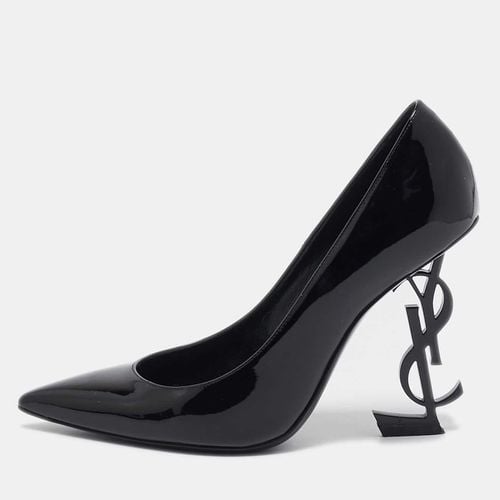 Saint Laurent Patent Leather Opyum Pointed Toe Pumps Size 36 - Saint Laurent Paris - Modalova