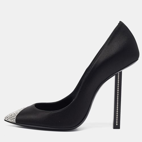 Saint Laurent Satin Tower Pumps Size 37 - Saint Laurent Paris - Modalova