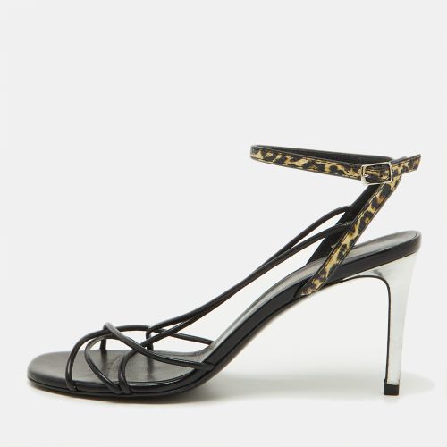 Saint Laurent Leather Ankle Strap Sandals Size 39 - Saint Laurent Paris - Modalova