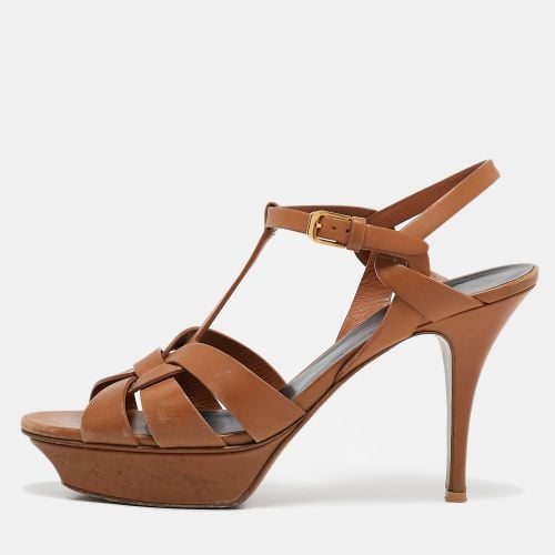 Saint Laurent Leather Tribute Sandals Size 41 - Saint Laurent Paris - Modalova