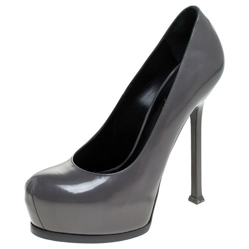 Patent Leather Tribtoo Platform Pumps Size 37 - Saint Laurent Paris - Modalova