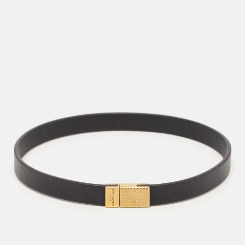 Saint Laurent Leather Le Carré Double Wrap Belt - Saint Laurent Paris - Modalova