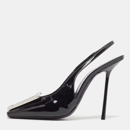 Saint Laurent Patent Leather George Slingback Pumps Size 38.5 - Saint Laurent Paris - Modalova